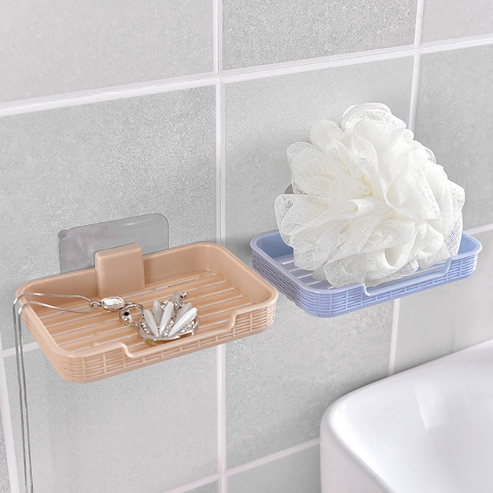 Bathroom Kitchen Soap Sponge Storage Dish Drain Rack Organizer Holder Home Tool