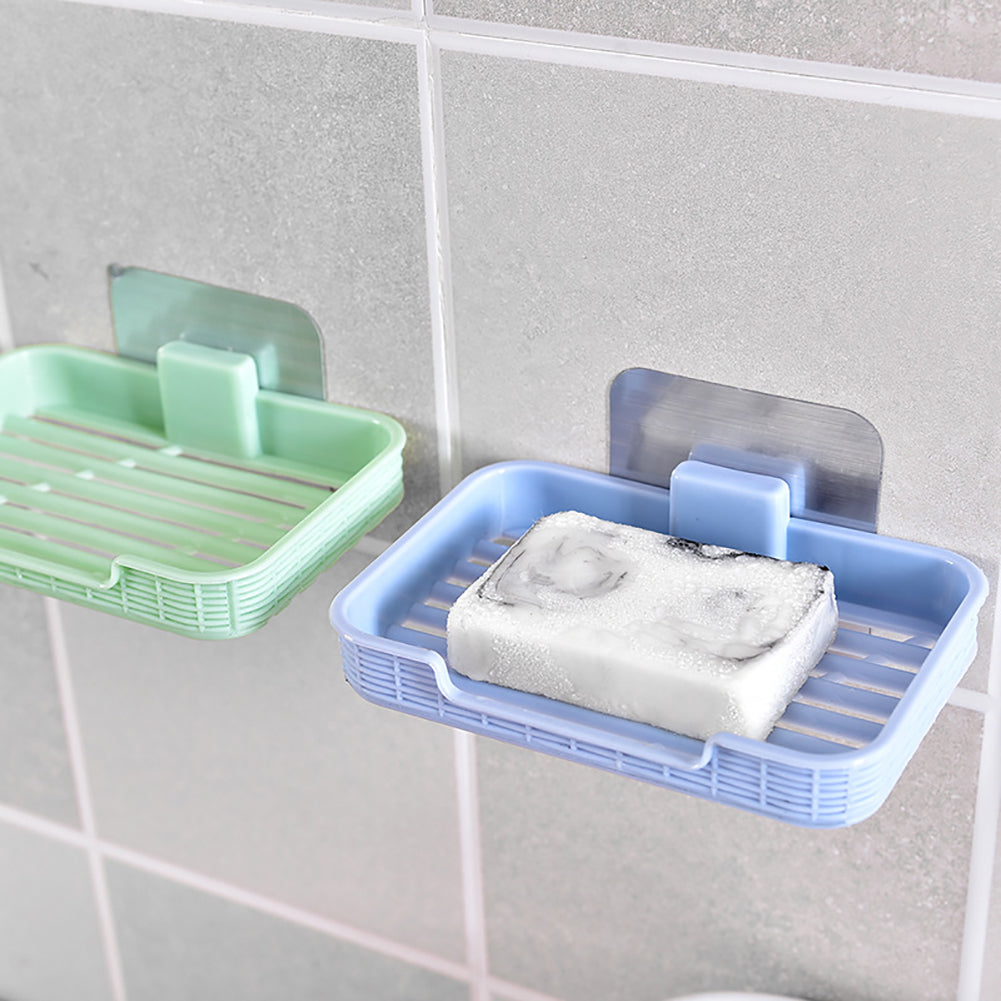 Bathroom Kitchen Soap Sponge Storage Dish Drain Rack Organizer Holder Home Tool