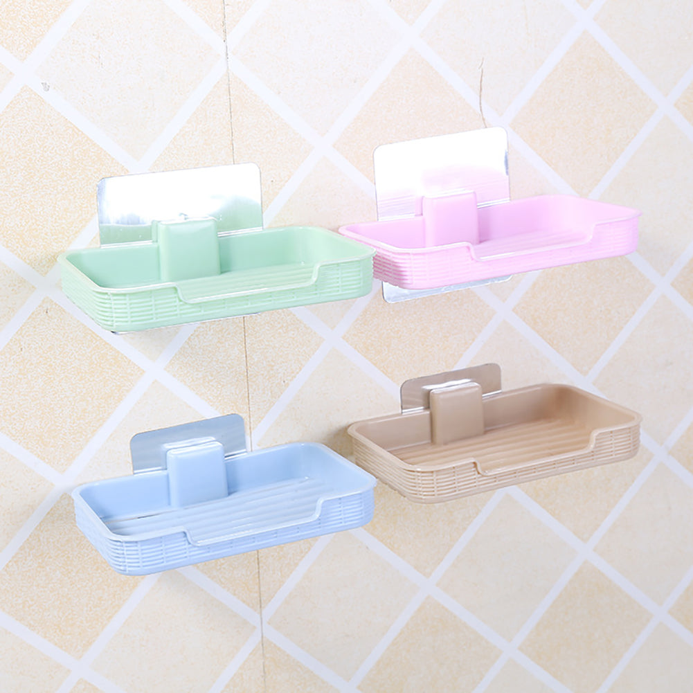 Bathroom Kitchen Soap Sponge Storage Dish Drain Rack Organizer Holder Home Tool