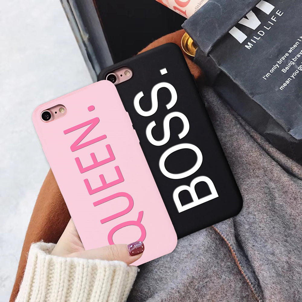 Xiaomi 6 Redmi Note 3 4 4X 5 5A Prime Cover Queen Boss Soft Phone cases