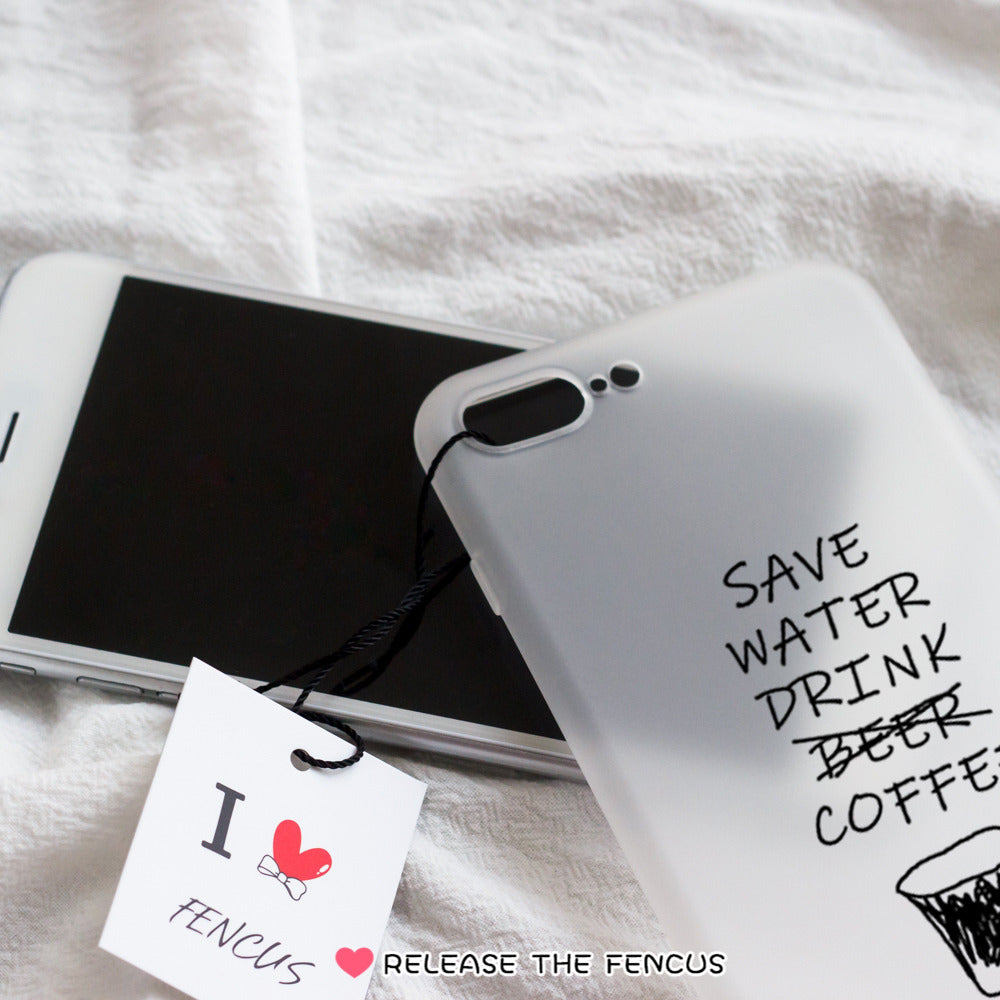 Vivo V9 Y71 Y81 Back Cover Couple Drink Coffee Soft Phone cases