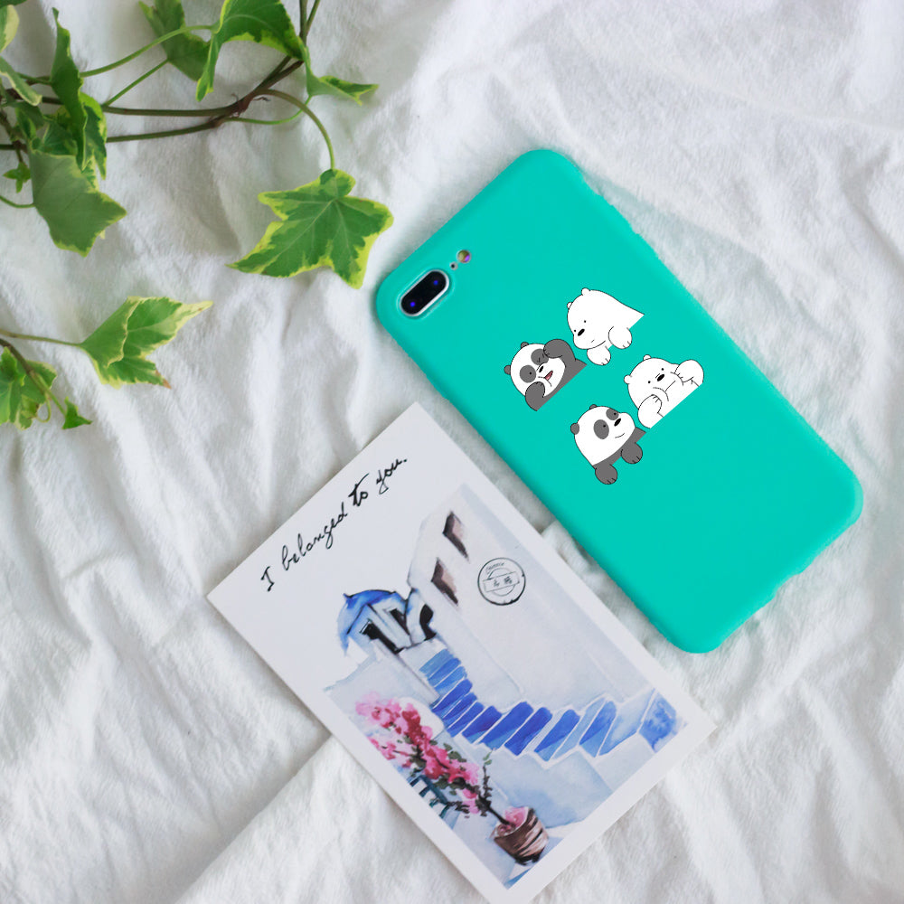 Xiaomi Redmi Note 5 5A Prime Cover Chat Bear Soft TPU Phone cases