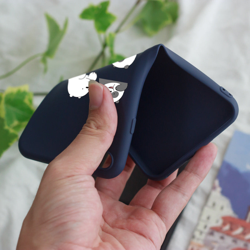 Samsung Galaxy S6 S7 Edge J2 Prime J2 Pro Chat Bear Soft Phone cases