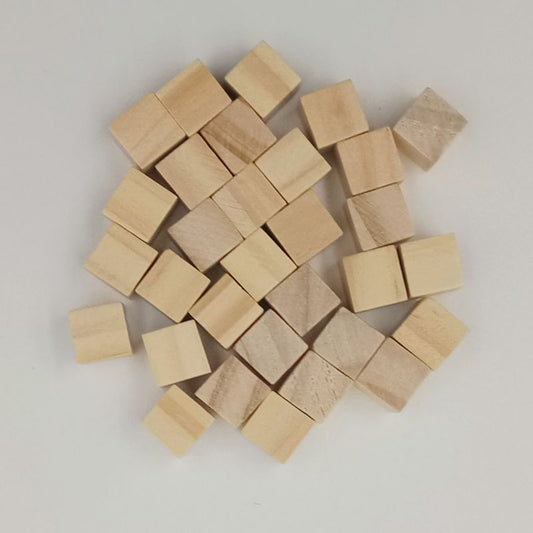 50 Pcs/20 Pcs/10 Pcs Simple Squares Wooden Sewing Craft Scrapbooking DIY Buttons