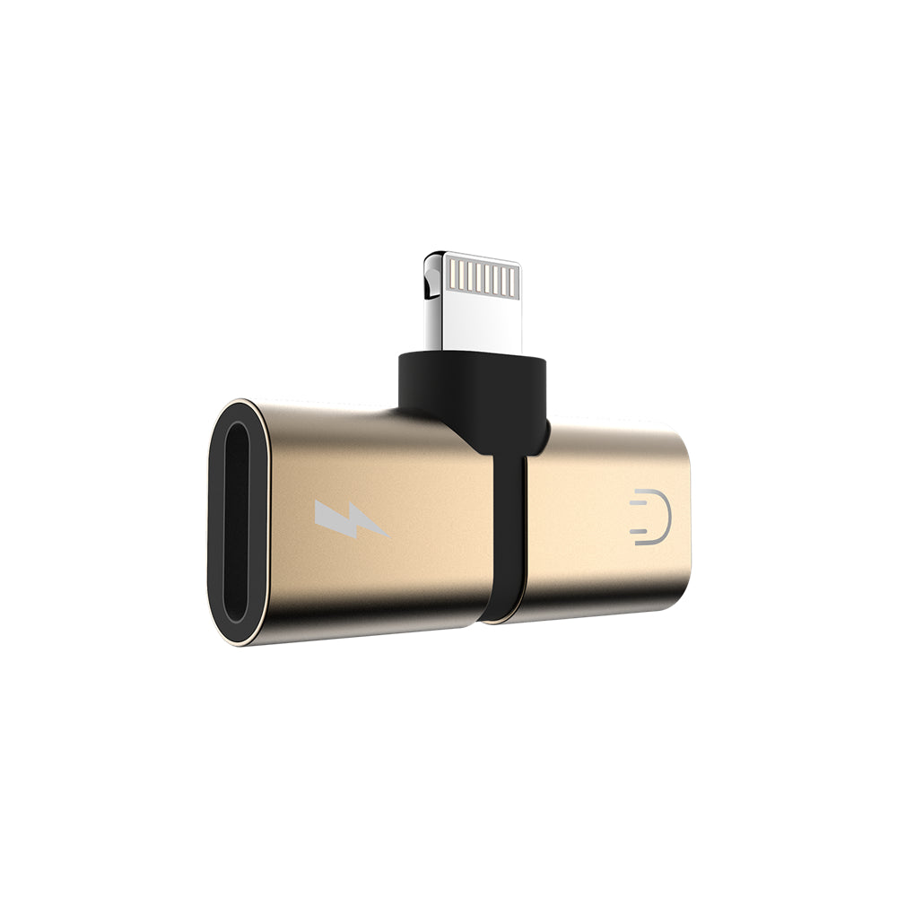 Iphone Double Female T-Shaped Audio Adapter