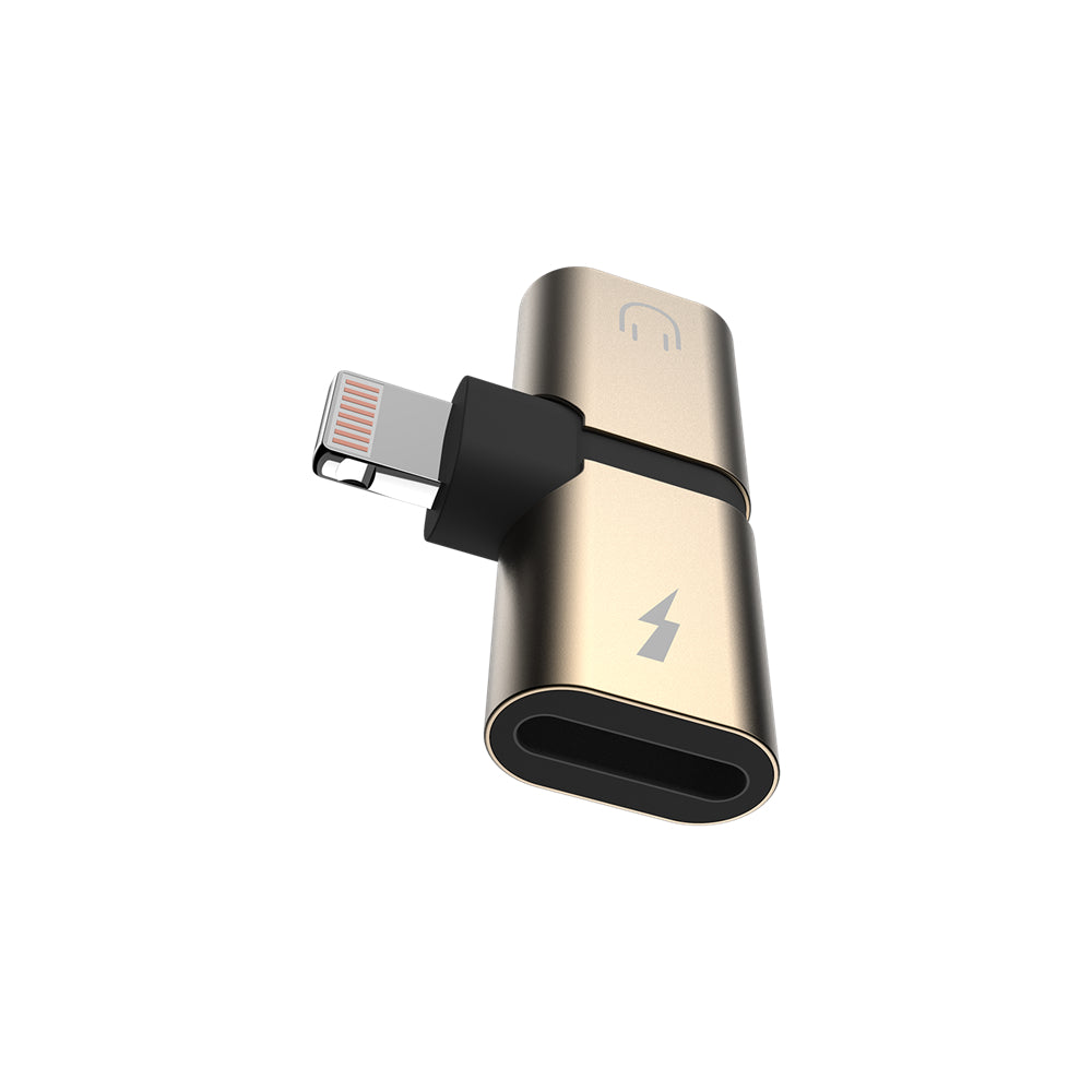 Iphone Double Female T-Shaped Audio Adapter
