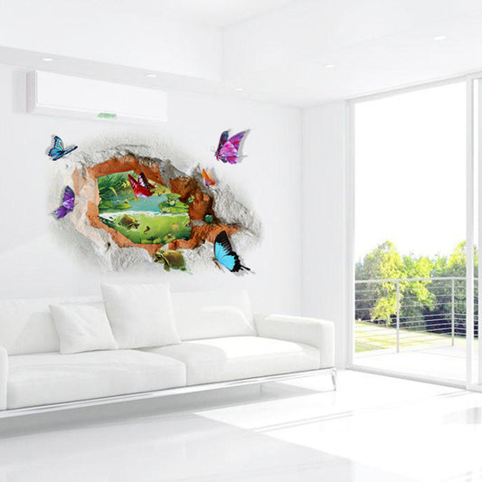 Creative Landscape Removable Home Room Decoration Floor 3D Sticker Wall Decal