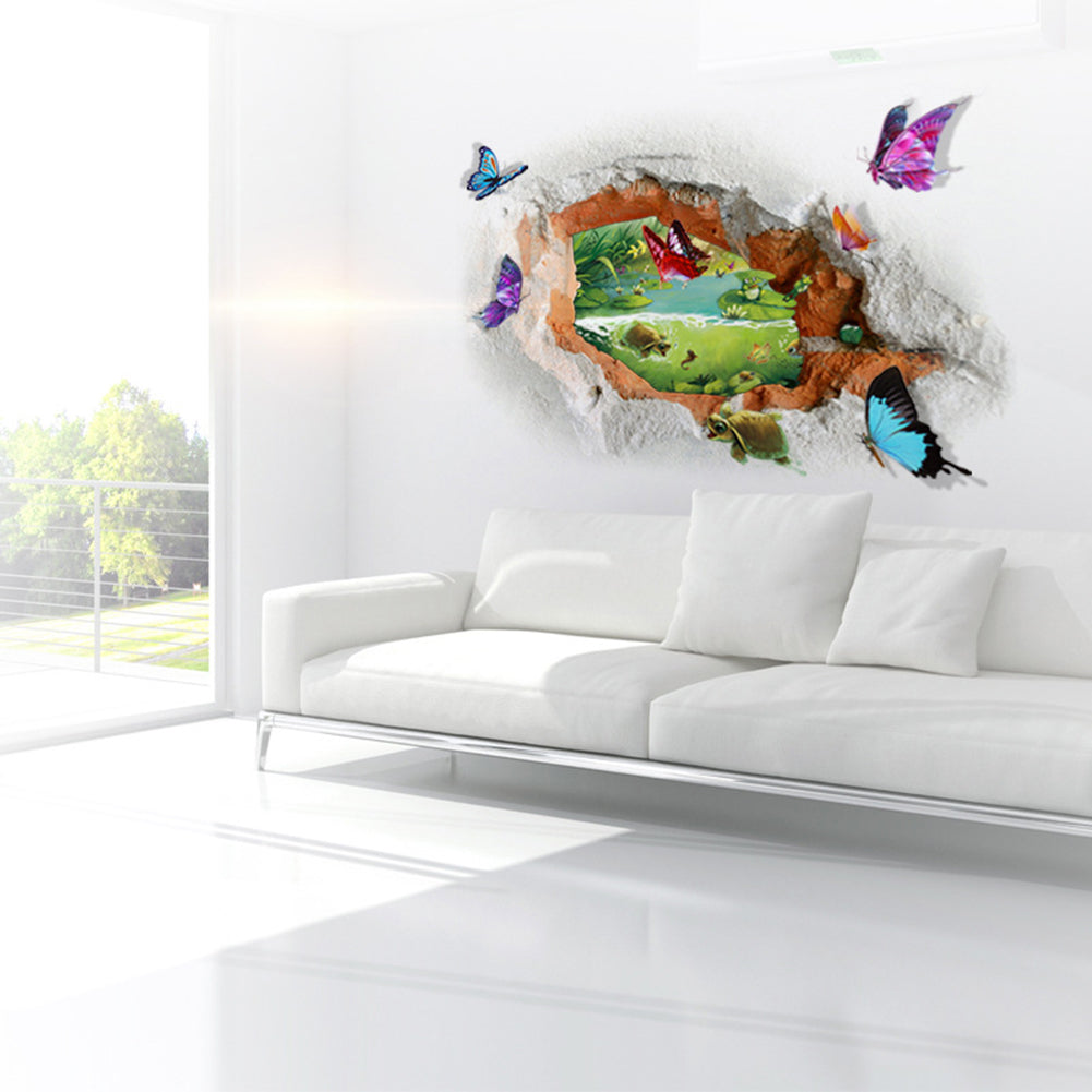 Creative Landscape Removable Home Room Decoration Floor 3D Sticker Wall Decal