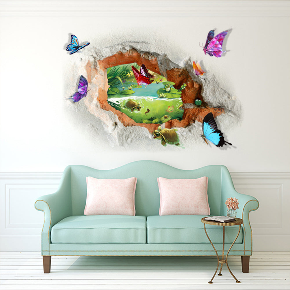 Creative Landscape Removable Home Room Decoration Floor 3D Sticker Wall Decal
