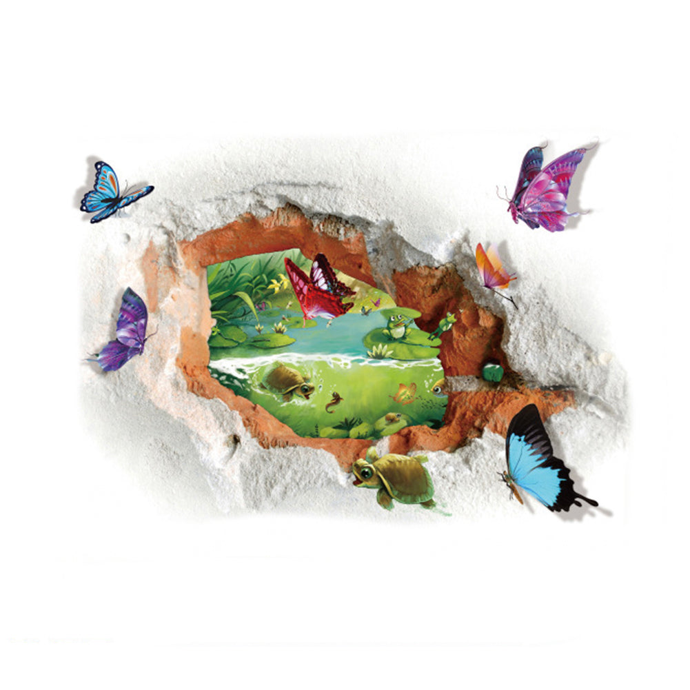 Creative Landscape Removable Home Room Decoration Floor 3D Sticker Wall Decal