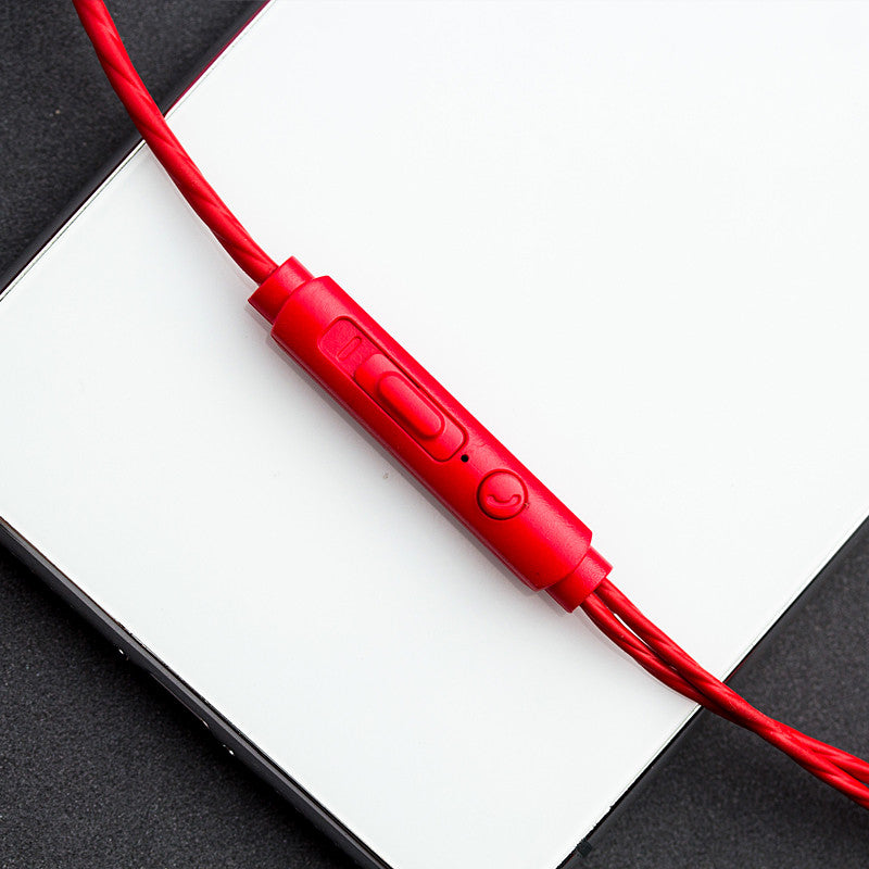 Metal Subwoofer In Ear Earphones with Microphone Fone De Ouvido Audifonos for All 3.5mm Phone