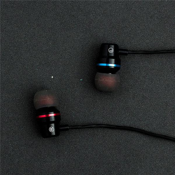 Metal Subwoofer In Ear Earphones with Microphone Fone De Ouvido Audifonos for All 3.5mm Phone