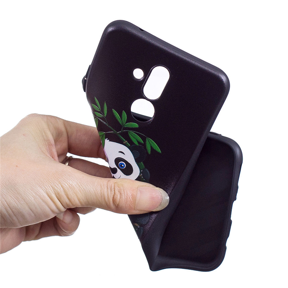 Soft shockproof panda fashion TPU case, for Huawei Mate 20  lite  panda
