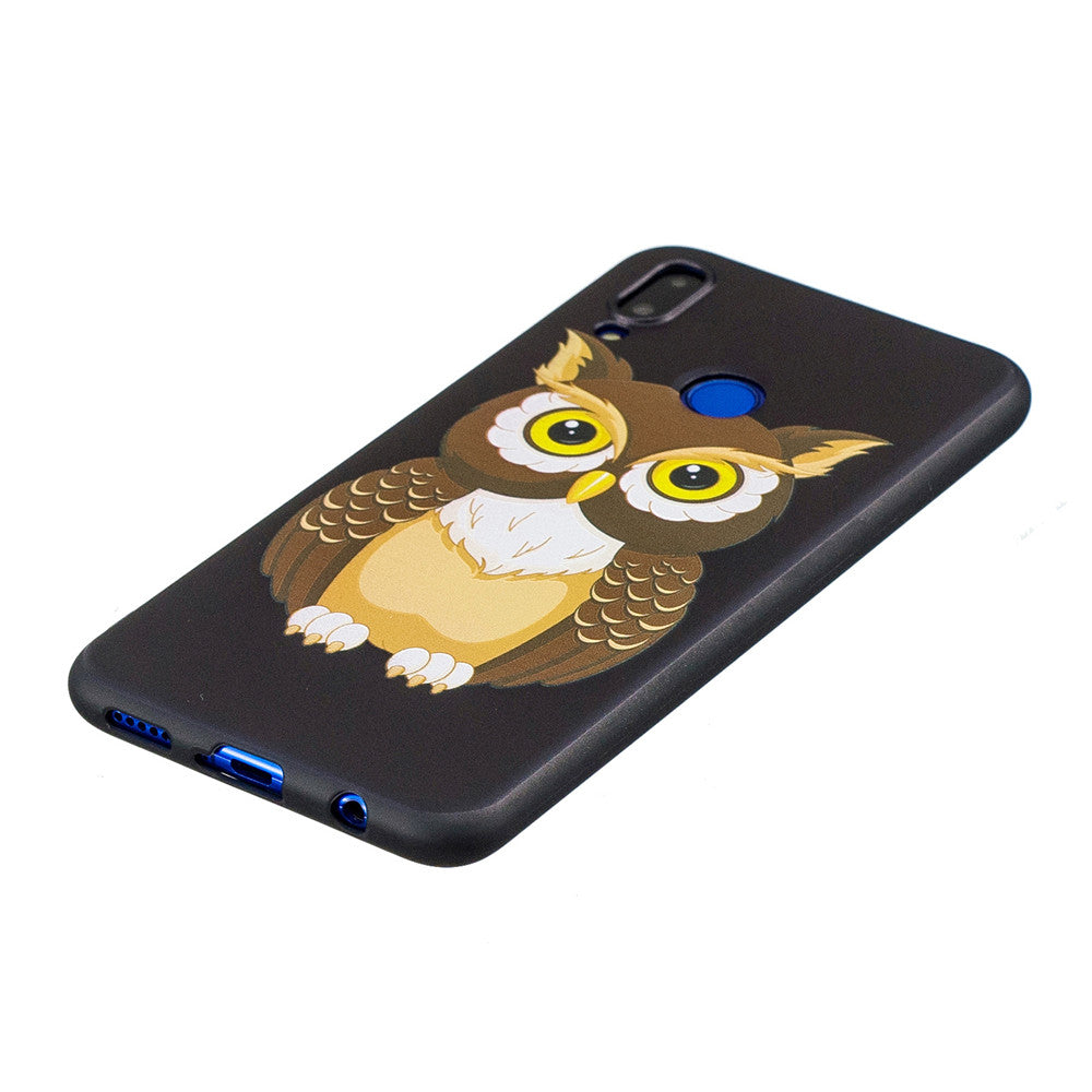 Soft and shockproof  fashion TPU shell? for Huawei NOVA 3i PSMART PLUS  owl