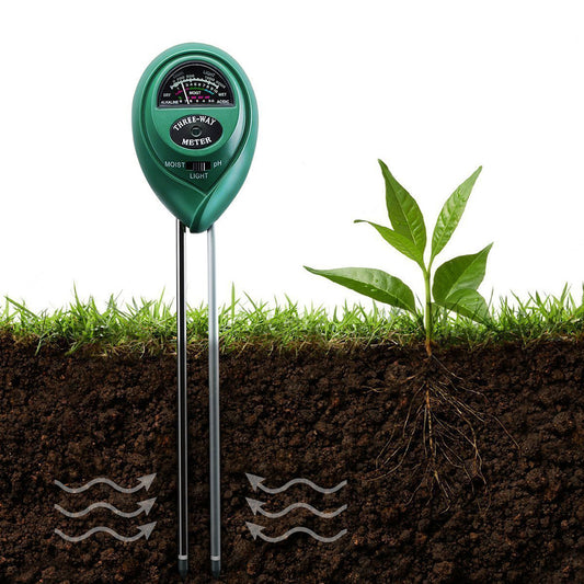 3-in-1 Soil Tester Kit Moisture Light PH Meter Gardening Tool for Flower Plant