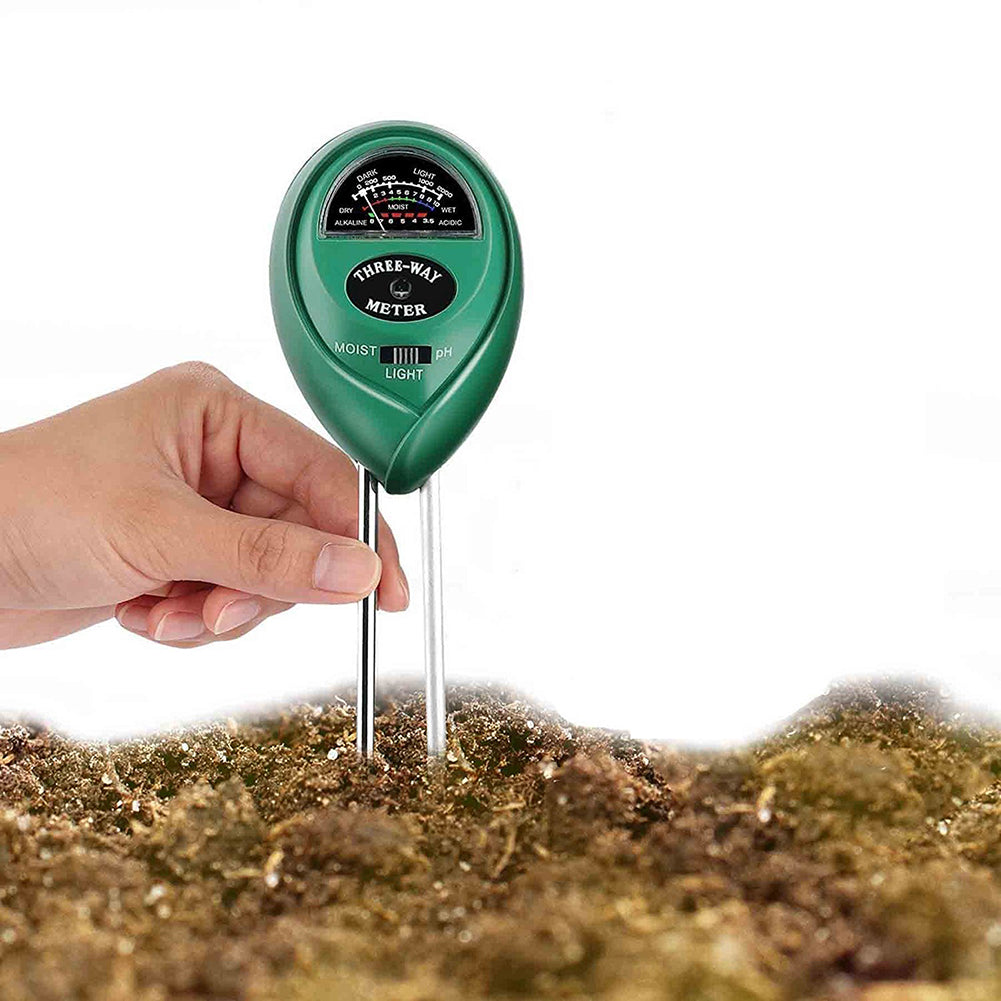 3-in-1 Soil Tester Kit Moisture Light PH Meter Gardening Tool for Flower Plant