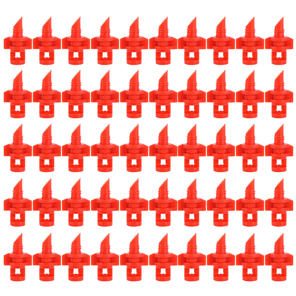 50Pcs 180/360 Degree Lawn Sprinkler Garden Water Spray Durable Misting Nozzle