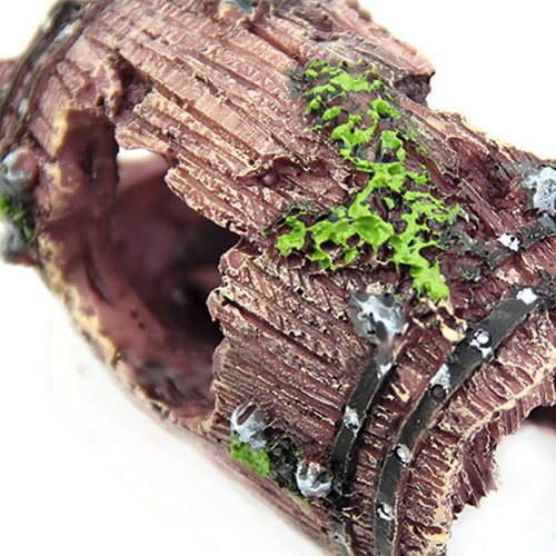 Fish Tank Aquarium Barrel Resin Ornament Cave Furnishing Landscaping Decoration