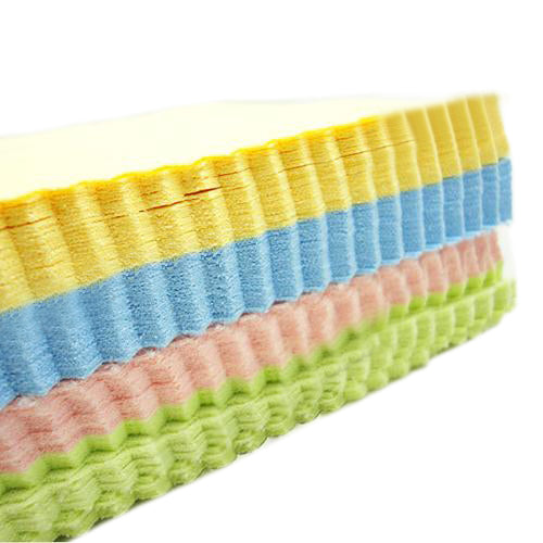 100 Pcs Microfiber Mixed Color Screen Camera Lens Glasses Square Cleaning Cloth