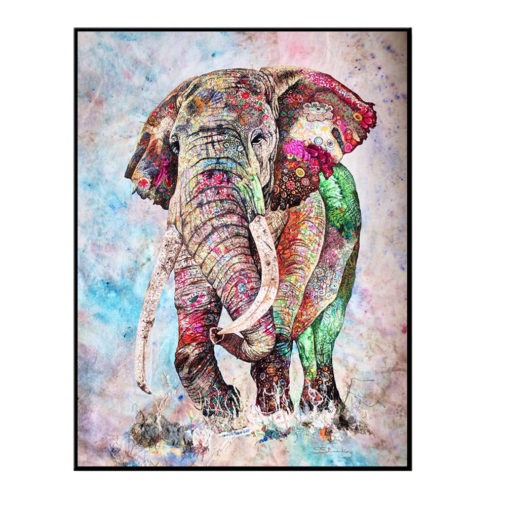 Elephant Home Living Room Decoration Fashion Beauty Animal Art Painting Wall
