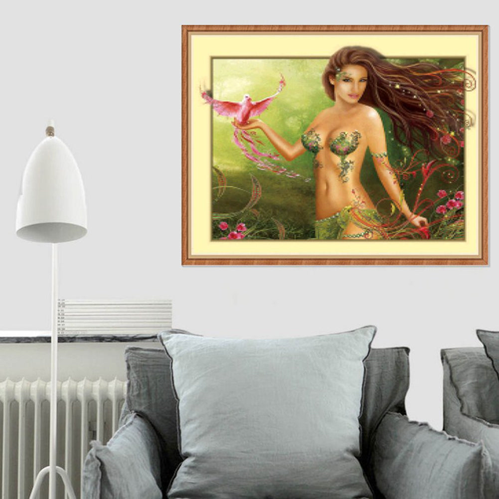 Orangutan Eagle Dog Tiger Cross Stitch Embroidery Decor Full Diamond Painting