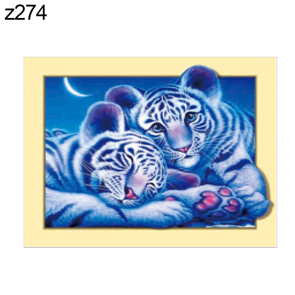 Orangutan Eagle Dog Tiger Cross Stitch Embroidery Decor Full Diamond Painting