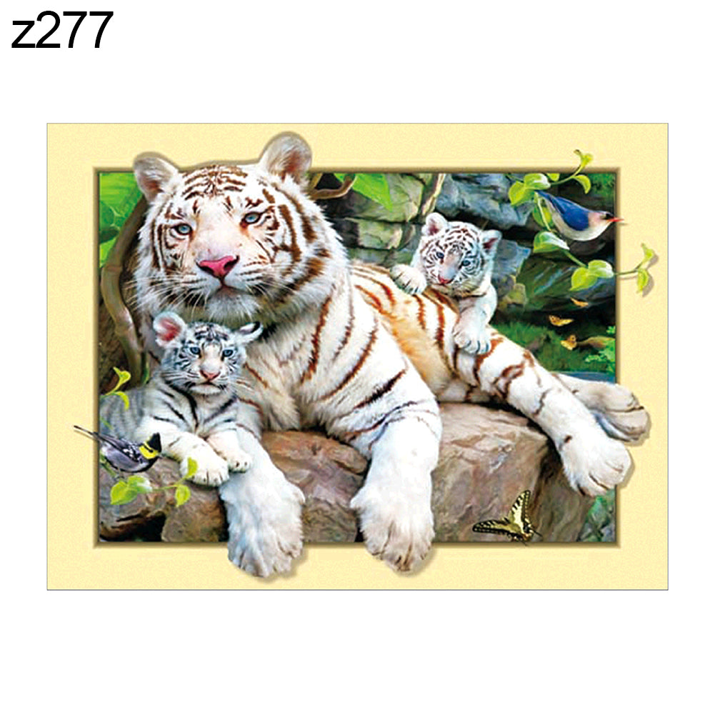 Orangutan Eagle Dog Tiger Cross Stitch Embroidery Decor Full Diamond Painting