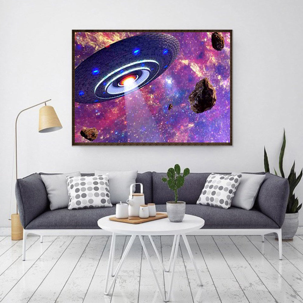 Star Sky Space Embroidery Cross Stitch Full Resin Diamond Painting Room Decor