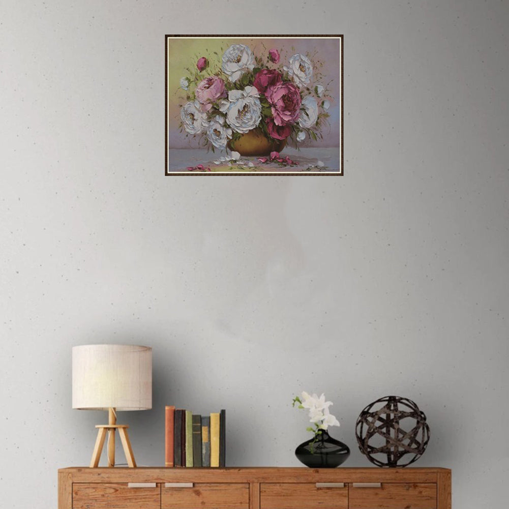 Peacock Flower Cat DIY Partial Diamond Painting Modern Cross Stitch Wall Decor