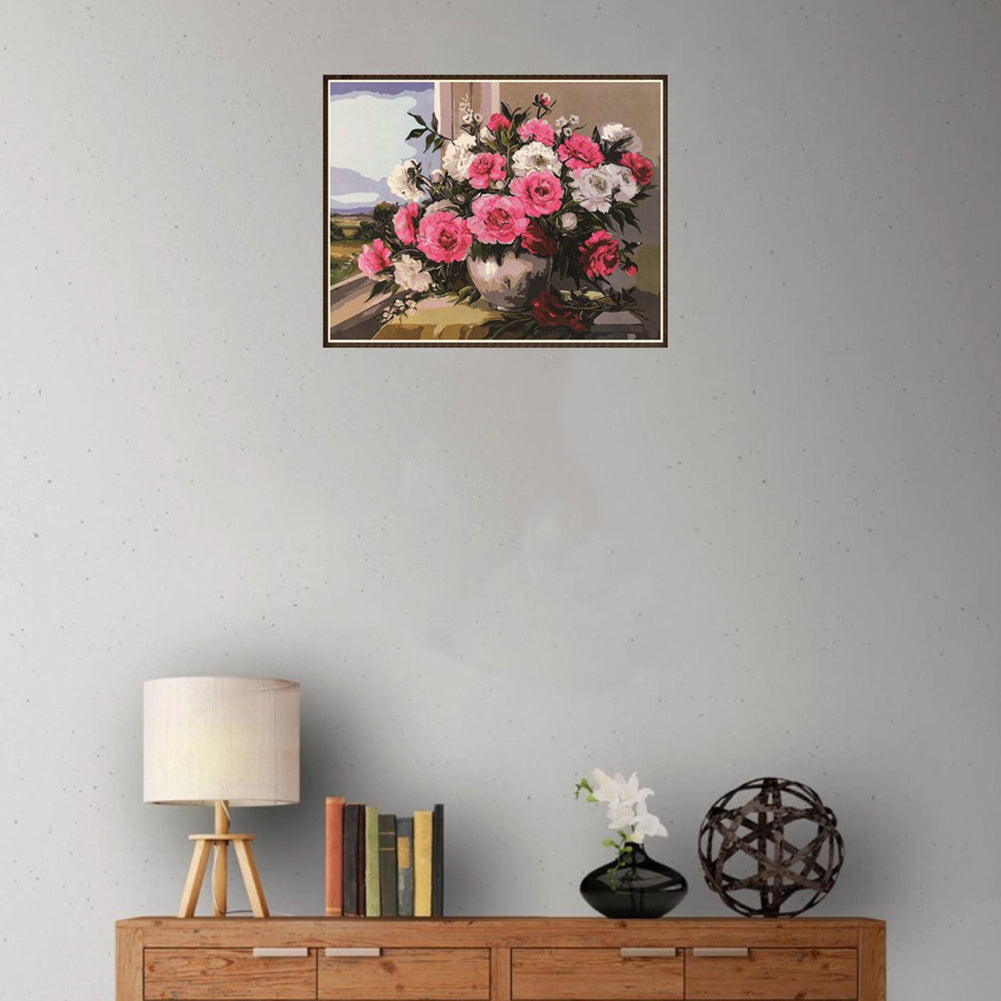 Peacock Flower Cat DIY Partial Diamond Painting Modern Cross Stitch Wall Decor