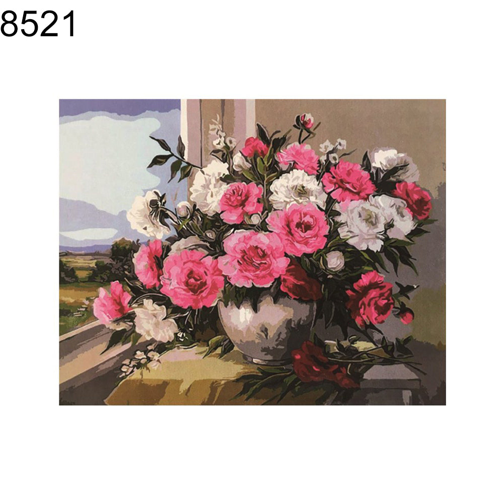 Peacock Flower Cat DIY Partial Diamond Painting Modern Cross Stitch Wall Decor