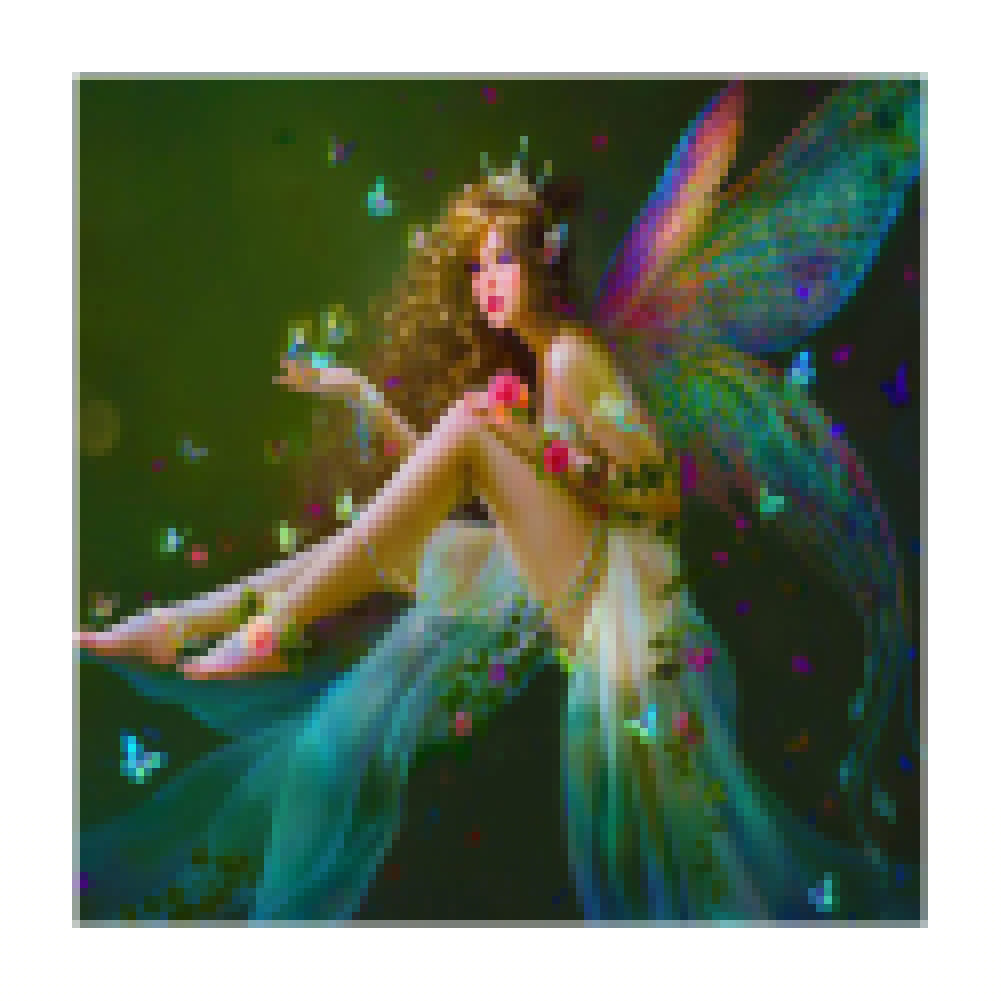 Rhinestone Decoration DIY 5D Diamond Painting Angel Girl Elf Cross Stitch Gift