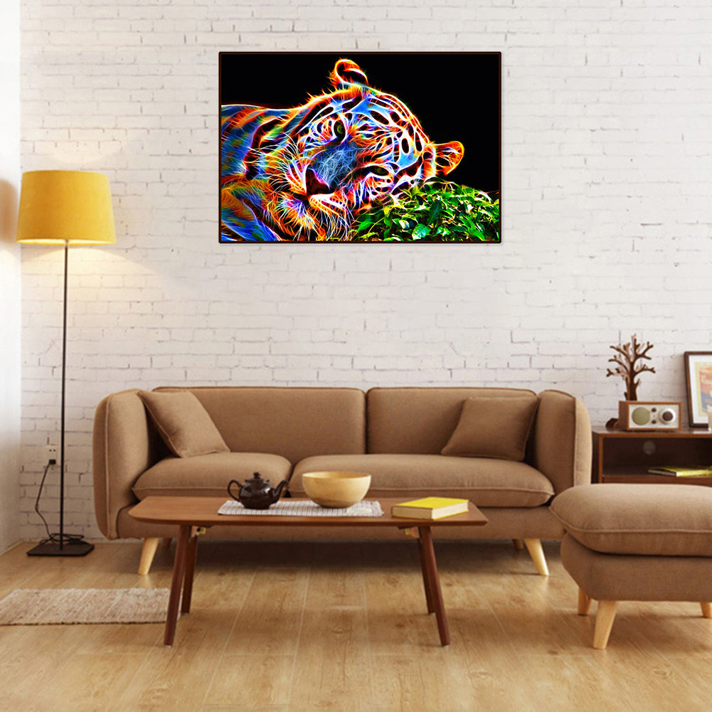 Elephant Chicken Tiger Full Drill Diamond Painting Animal DIY Cross Stitch Decor