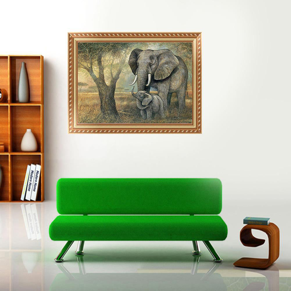 Elephant Chicken Tiger Full Drill Diamond Painting Animal DIY Cross Stitch Decor