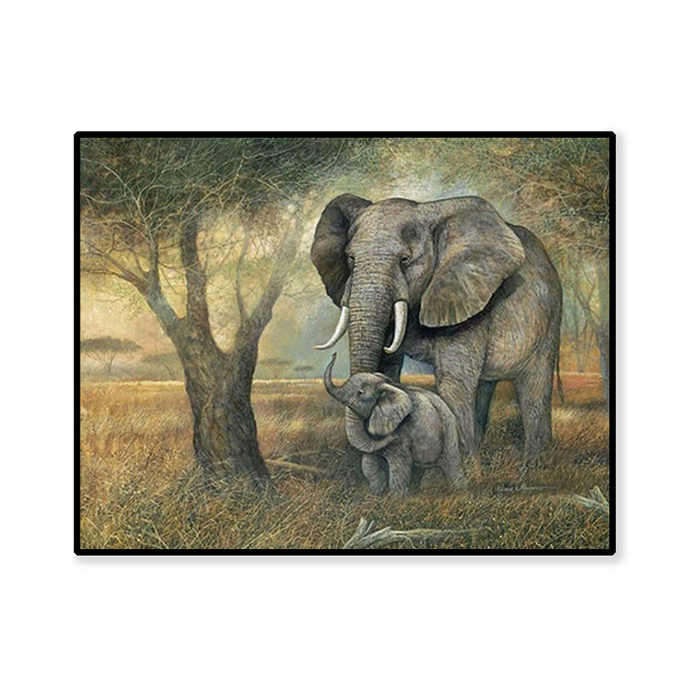 Elephant Chicken Tiger Full Drill Diamond Painting Animal DIY Cross Stitch Decor