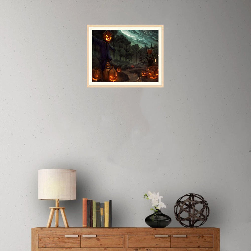 Christmas Snowman Halloween Full Diamond Painting Cross Stitch Decor Wall Craft