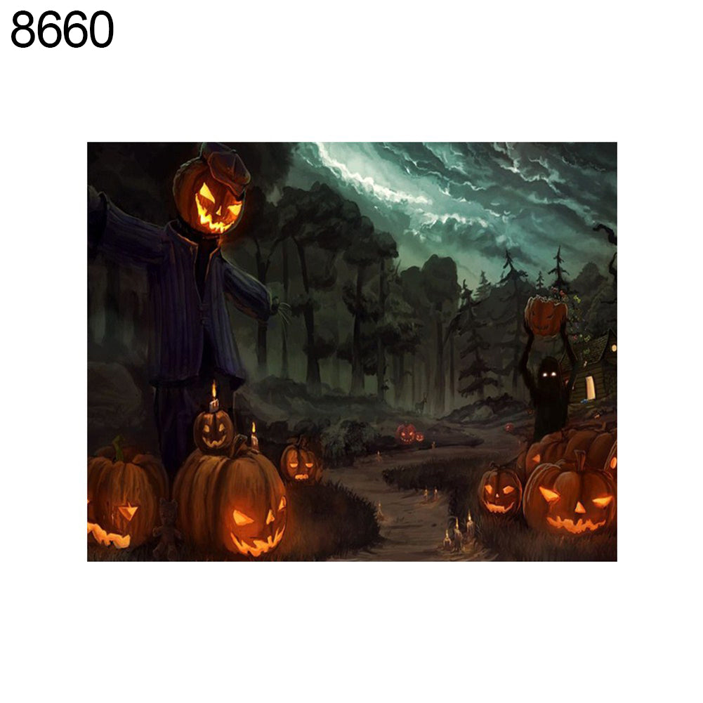 Christmas Snowman Halloween Full Diamond Painting Cross Stitch Decor Wall Craft