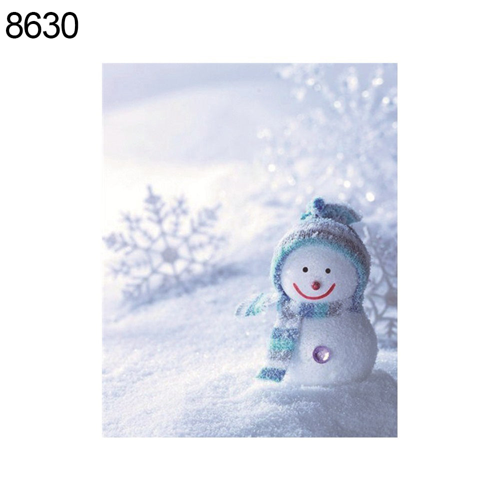 Christmas Snowman Halloween Full Diamond Painting Cross Stitch Decor Wall Craft