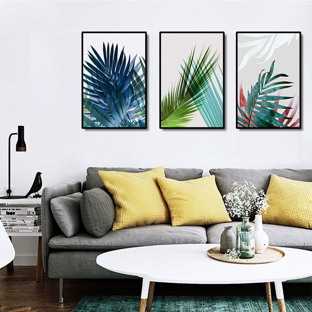 Nordic Plant Leaf Decorative Canvas Painting Wall Art Living Room Home Decor