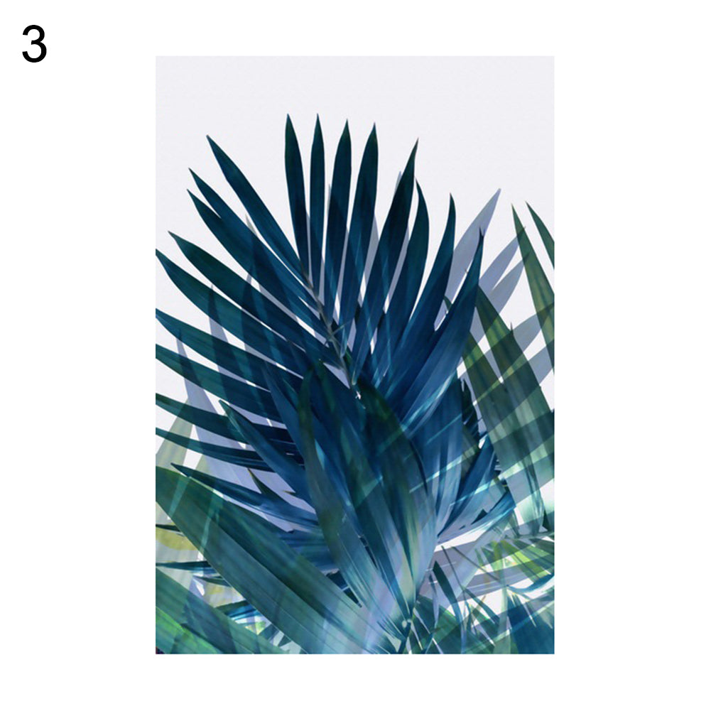 Nordic Plant Leaf Decorative Canvas Painting Wall Art Living Room Home Decor