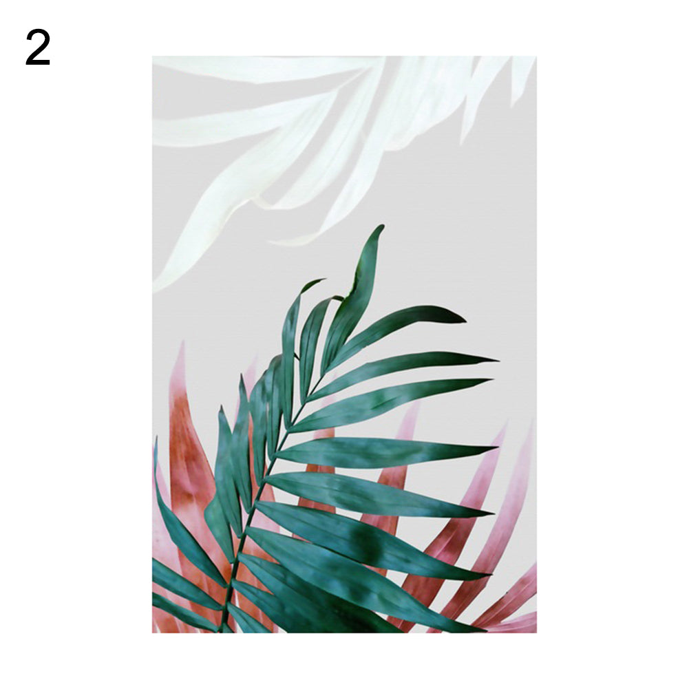 Nordic Plant Leaf Decorative Canvas Painting Wall Art Living Room Home Decor