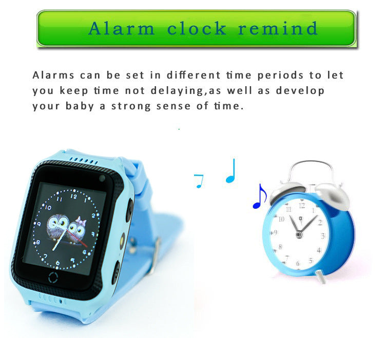 GPS Kids Smart Watch With Camera Flashlight Baby Watch SOS Call Location Device Tracker