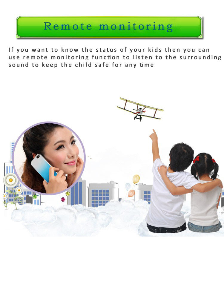 GPS Kids Smart Watch With Camera Flashlight Baby Watch SOS Call Location Device Tracker