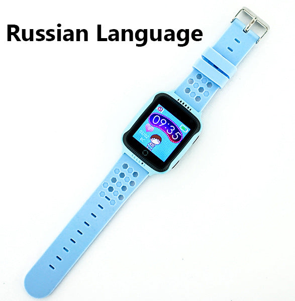 GPS Kids Smart Watch With Camera Flashlight Baby Watch SOS Call Location Device Tracker