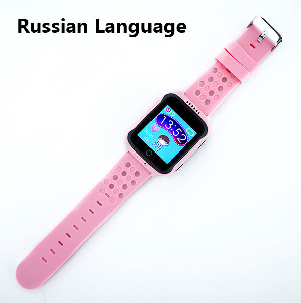 GPS Kids Smart Watch With Camera Flashlight Baby Watch SOS Call Location Device Tracker