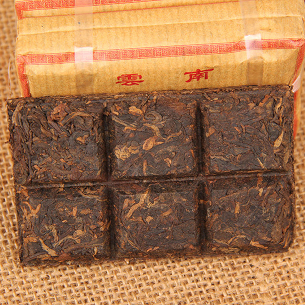 50g 2012 Year Chinese Yunnan Ripe Tea Large Leaves Pu'er Pu-erh Health Tea Brick