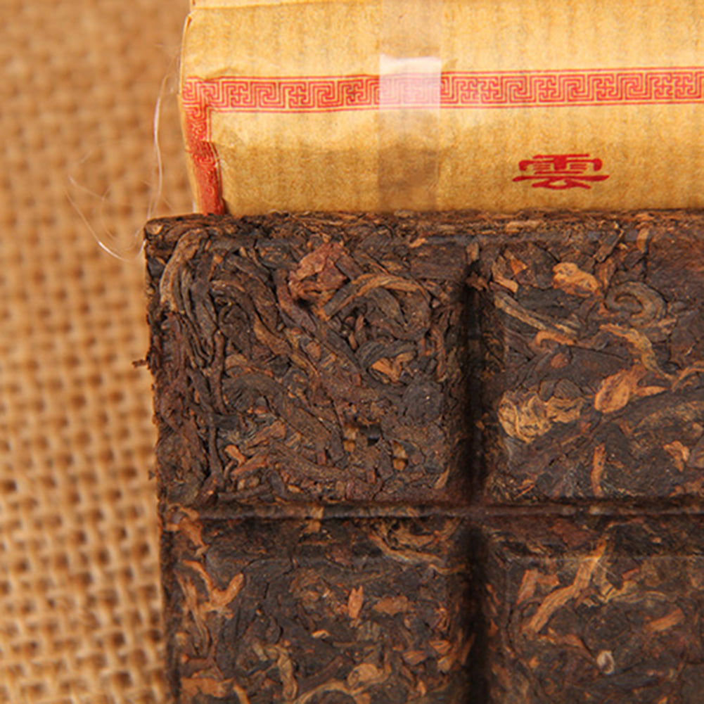 50g 2012 Year Chinese Yunnan Ripe Tea Large Leaves Pu'er Pu-erh Health Tea Brick