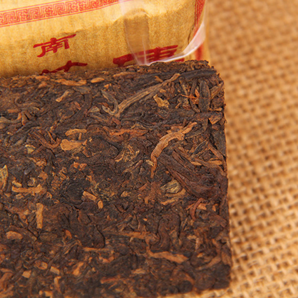 50g 2012 Year Chinese Yunnan Ripe Tea Large Leaves Pu'er Pu-erh Health Tea Brick