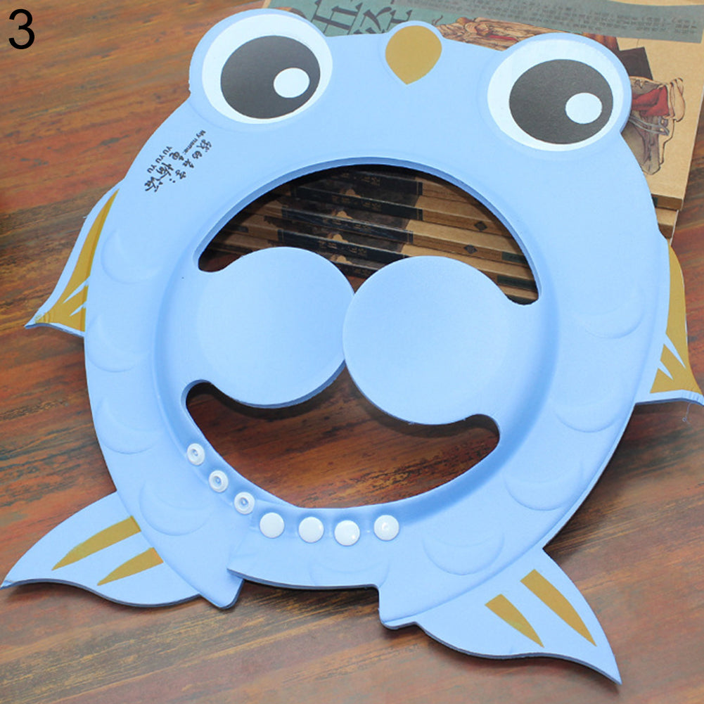 Adjustable Soft Baby Kids Children Shampoo Bath Shower Cap Hair Shield Hat