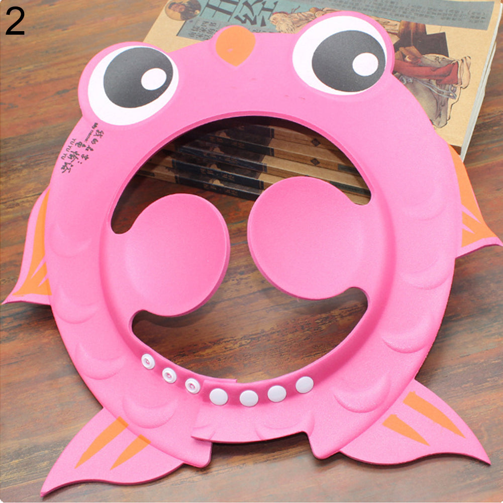 Adjustable Soft Baby Kids Children Shampoo Bath Shower Cap Hair Shield Hat